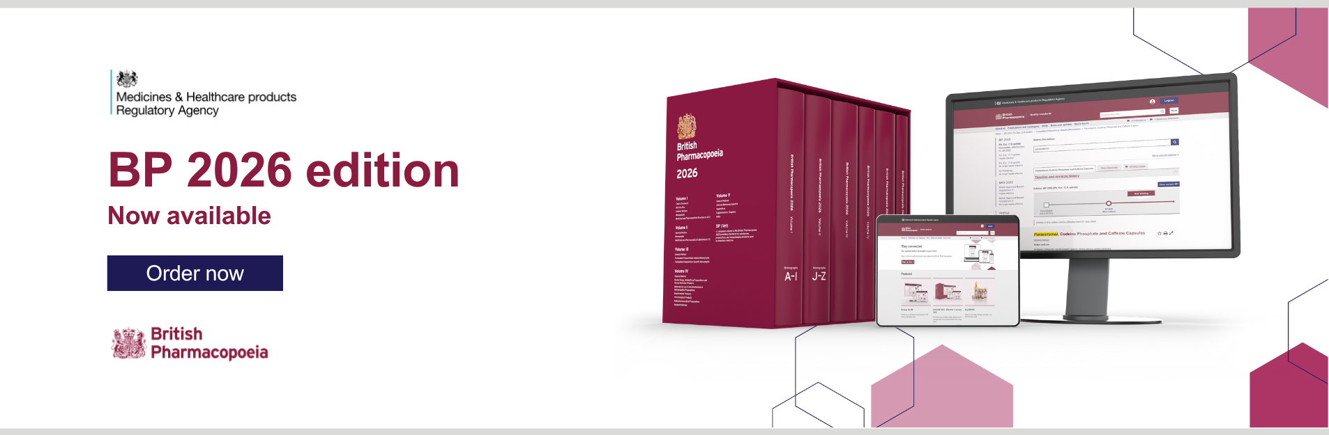 British Pharmacopoeia 2026 - Just published. Order now.