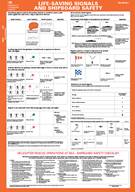 Life-Saving Signals And Shipboard Safety 2nd Edition 2014 SOLAS No. 1  - Front