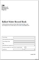 MCA Ballast Water Record Log Book - Front