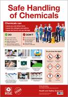 COSHH Safe Handling of Chemicals Poster - Front