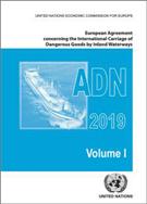 European Agreement Concerning the International Carriage of Dangerous Goods by Inland Waterways (ADN) 2019 - Front