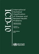 International Statistical Classification of Diseases and Related Health Problems, 10th revision (ICD-10) - Front